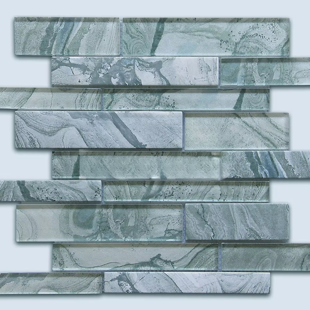 Hot Selling Building Wall Decoration Commercial Back Splash Glass Mosaic Tile