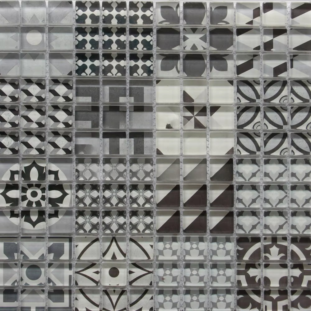 Hot Selling Building Wall Decoration Commercial Back Splash Glass Mosaic Tile